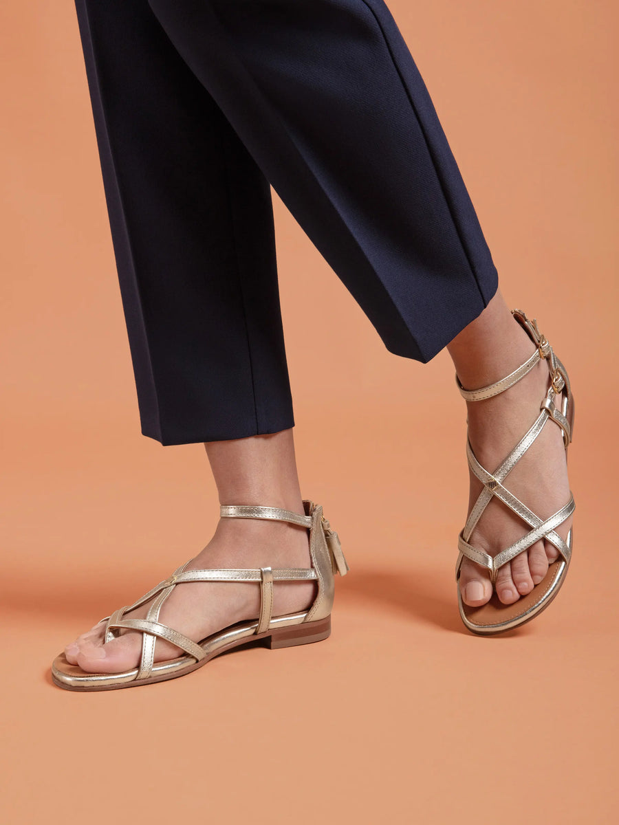 THE BRANCASTER SANDAL - GOLD - PRE-ORDER NOW