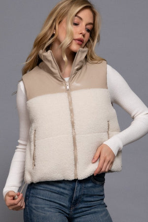 THE REVERSE IT VEST - BEIGE
