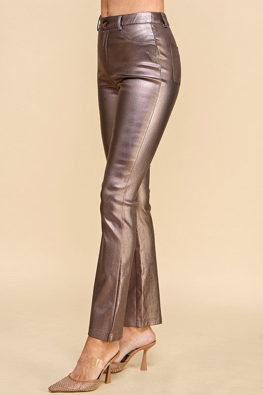 THE YOU KNOW STATEMENT PANTS - BRONZE