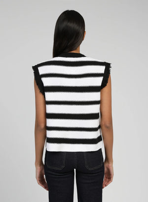 THE PORTER DETAIL KNIT - FRENCH STRIPE