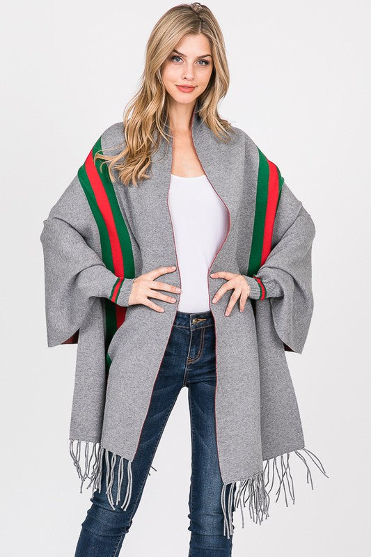 THE BELLEZZA DESIGNER-INSPIRED WRAP - GREY
