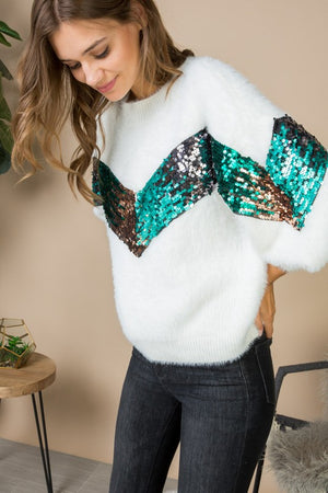 THE OPAL SEQUIN KNIT