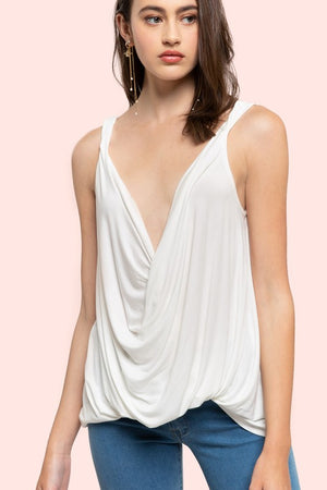 THE TWIST ME TANK - ALMOND