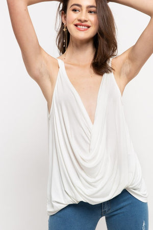 THE TWIST ME TANK - ALMOND