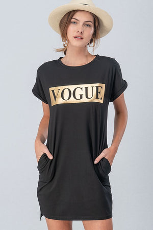 THE LIMITED EDITION VOGUE TEE DRESS