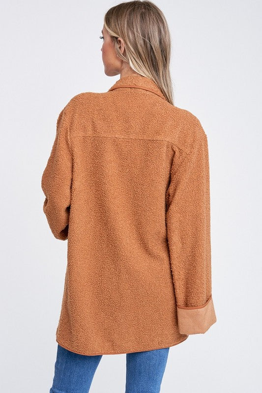 THE ISIA TEDDY WRAP JACKET