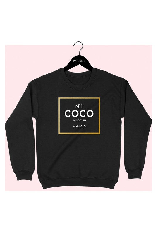 THE COCO SWEATSHIRT - BLACK