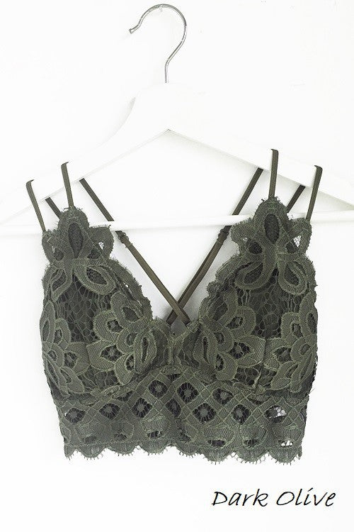 THE ESSENTIAL LACE BRALETTE - MARIGOLD