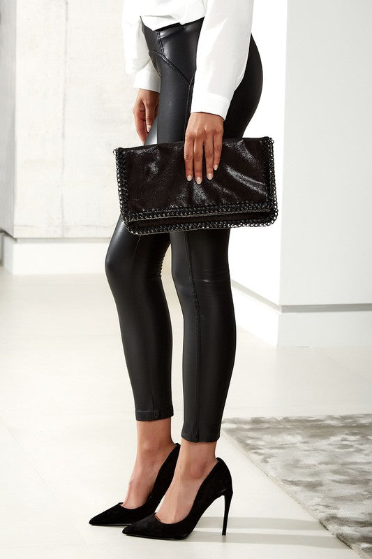 THE MOTION FAUX LEATHER LEGGING