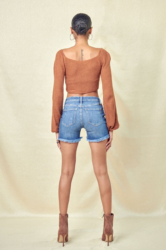 THE WISER JEAN SHORTS