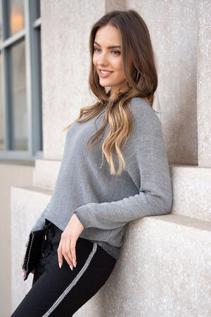 THE WEAR WITH ALL ITALIAN KNIT - GREY
