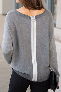 THE WEAR WITH ALL ITALIAN KNIT - GREY