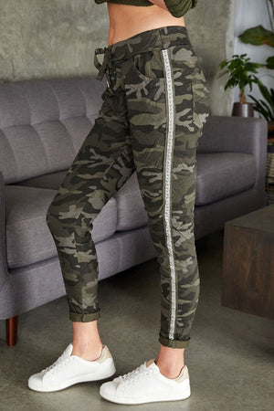 THE MADE IN ITALY CAMO PANTS - GREEN