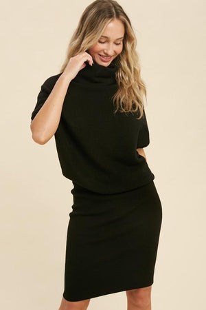 THE TIME OUT SWEATER DRESS - LATTE