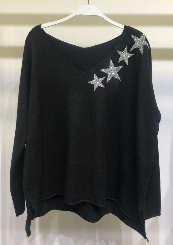 THE RHINESTONE STAR KNIT