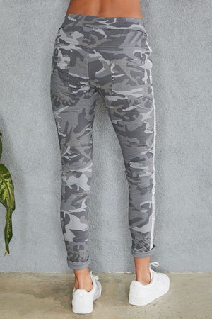 THE MADE IN ITALY CAMO PANTS - GREY