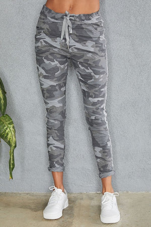 THE MADE IN ITALY CAMO PANTS - GREY