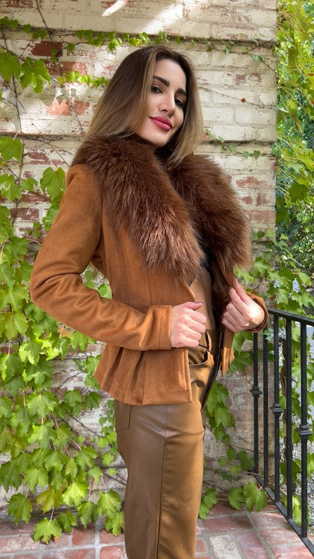 THE FRANCES JACKET - CAMEL