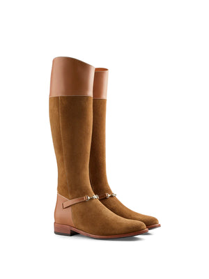 THE FAIRFAX & FAVOR OCTAVIA SUEDE FLAT BOOTS