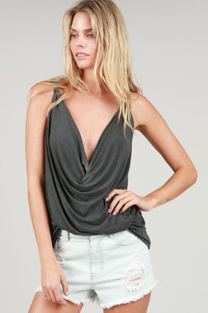 THE TWIST ME TANK - ALMOND