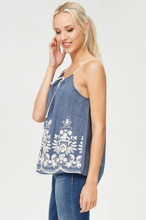 THE POPSICLE EMBROIDERED TANK