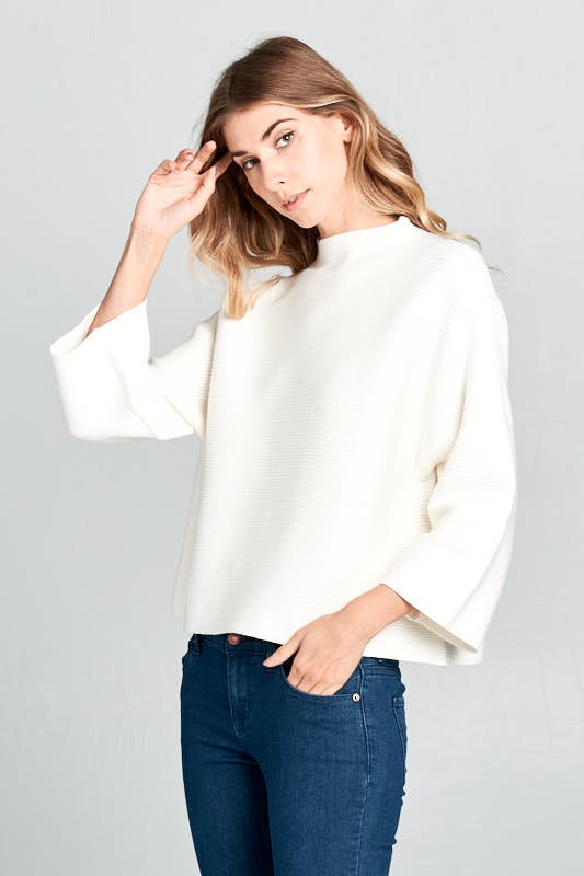 THE ALL IN FAVOR KNIT - IVORY
