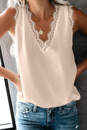 THE CAMILLA TANK - BLUSH