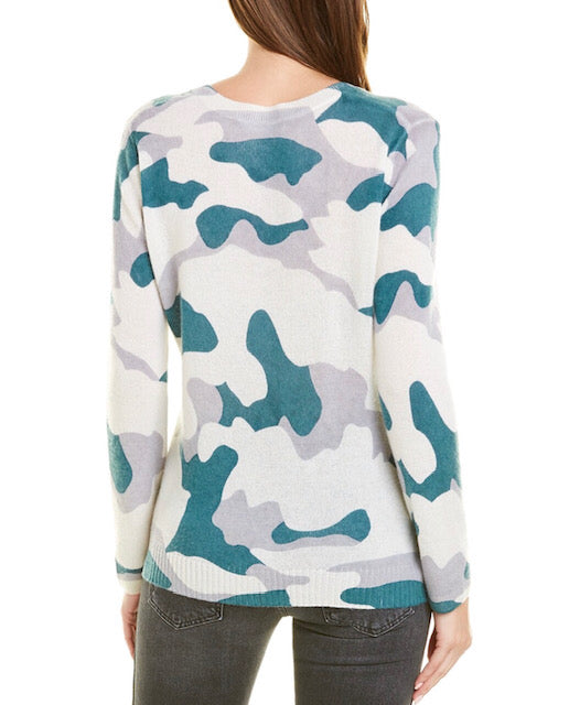 THE ESSENTIAL CAMO CASHMERE KNIT - ROSE PINK