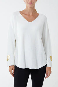 THE ESSENTIAL EDIT SIMPLE KNIT - IVORY