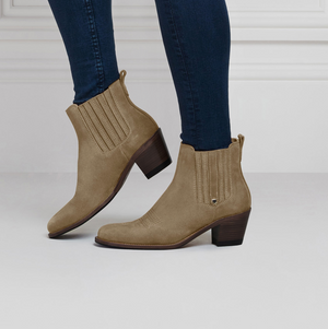 THE FAIRFAX & FAVOR ROCKINGHAM ANKLE BOOTS - TAUPE