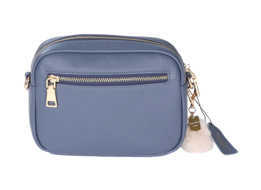 Blue 2025 leather purse