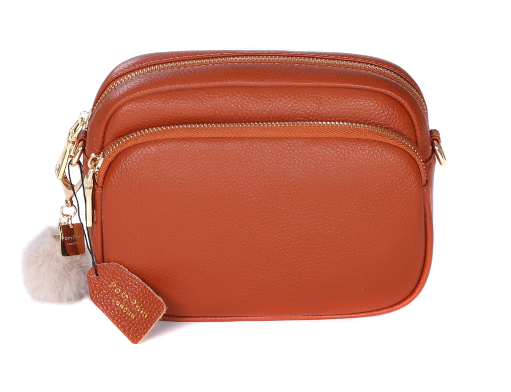 Burnt orange handbag sale
