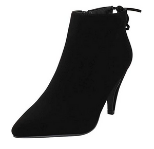 THE CITY LIGHTS MID HEEL BOOTIES - BRIGHT LIGHTS (OFF WHITE)