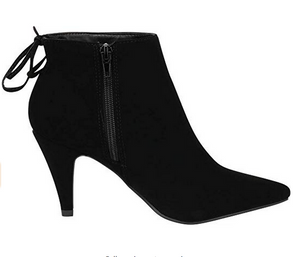 THE CITY LIGHTS MID HEEL BOOTIES - BRIGHT LIGHTS (OFF WHITE)